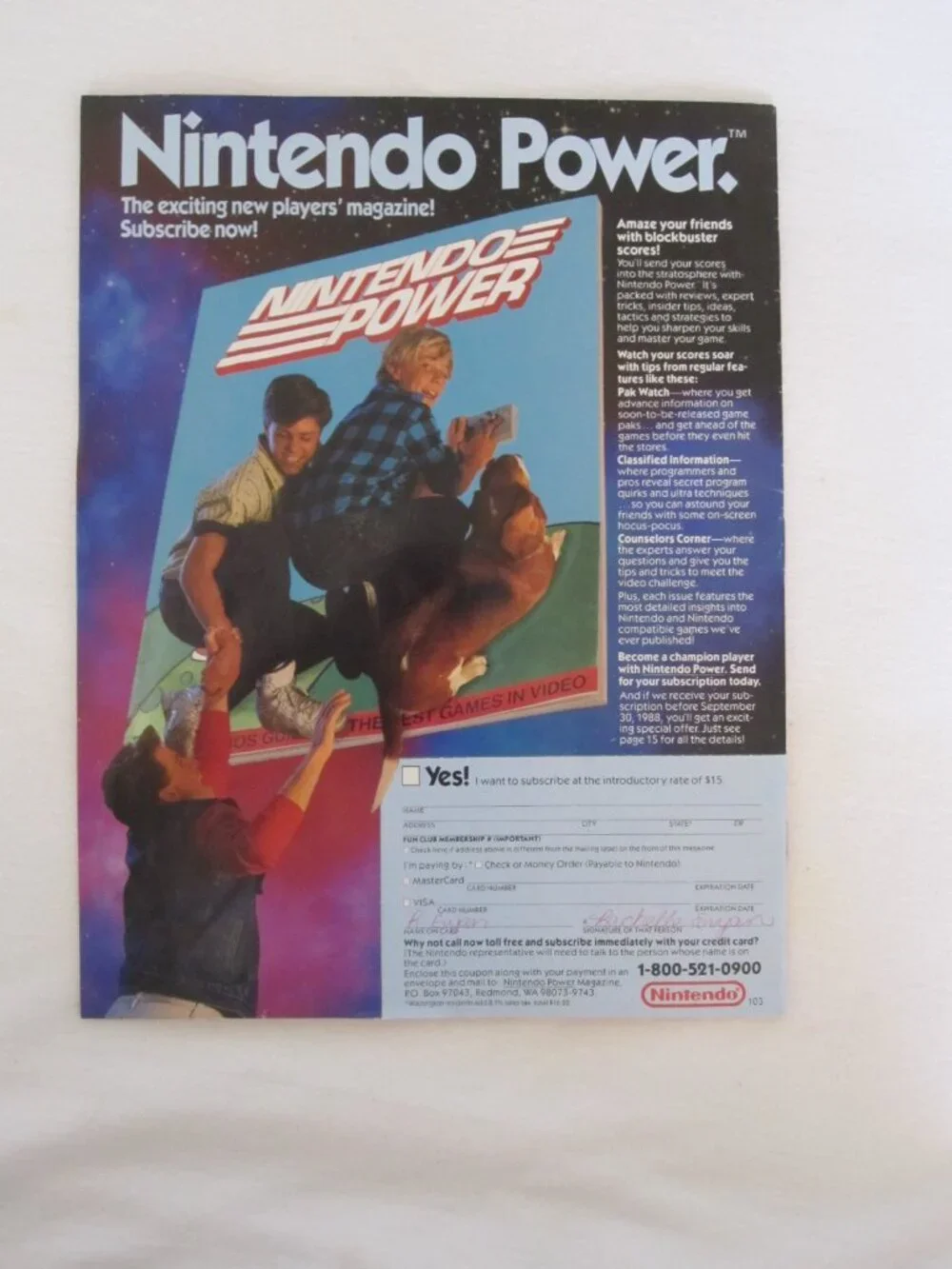 July 1988 Nintendo Fun Club News Magazine - '88 Sports Wrap-Up